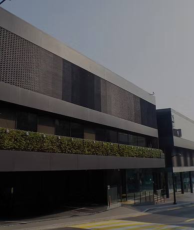 Modern building facade in Johor Bahru